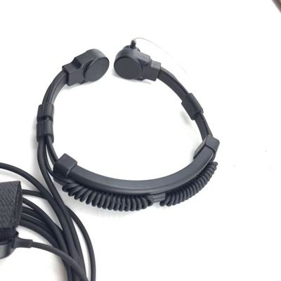 Motorola MTP3150 3250 6750 Schwerlast-Halsmikrofon mit Akustikrohrkopfhörer