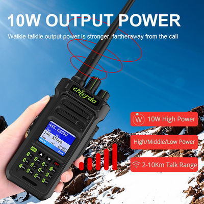 GPS IP67 Digital Walkie Talkie für VHF-UHF-Transceiverkommunikation 150*64*40mm