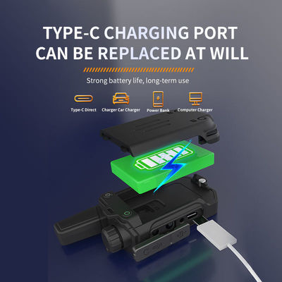 2W doppelte PTT-Lizenz-freie TC18 Handheld Kinder Radio 3KM Verschlüsselung Walkie Talkies