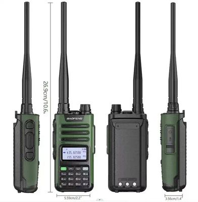 Baofeng UV-9R Pro T57 10W Handheld Walkie Talkie 3.7V Transceiver mit 2800mAh Batterie