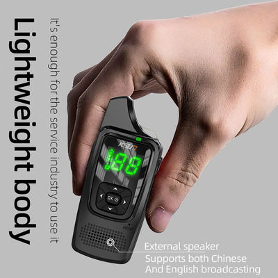 Handheld-Terminalstil Zwei-Wege-Radio KSUN V6 versteckte Anzeige UHF drahtlose tragbare PTT