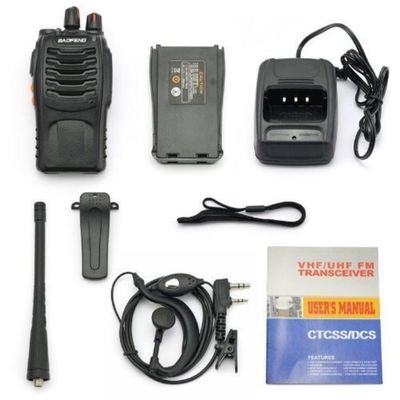 Original Baofeng BF 888S Walkie Talkie Frequenzbereich 400-470Hz mit Ladehalter
