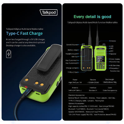 Farbbildschirm Multi-Funktion A36plus Transceiver für Erwachsene