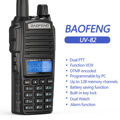 Baofeng UV-82 Handheld Walkie Talkie GMRS Kommunikation Zwei-Wege-Radio mit langer Reichweite
