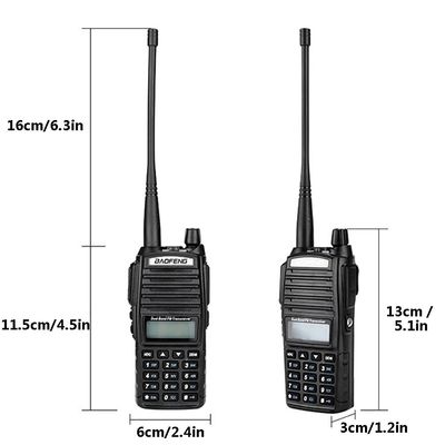 Baofeng UV-82 Handheld Walkie Talkie GMRS Kommunikation Zwei-Wege-Radio mit langer Reichweite