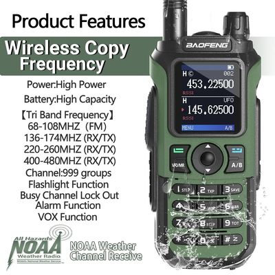 Langstrecken-Baofeng UV-21 Pro Walkie Talkie mit 999 CHS Intercom und Dual-Band-Frequenz