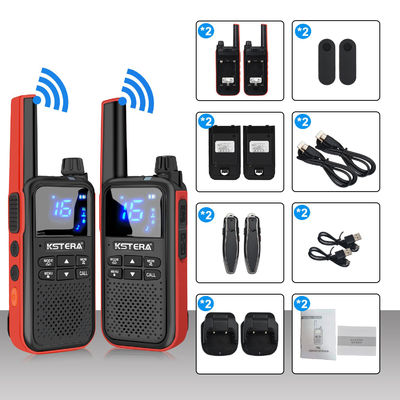 CE-Genehmigung KST AT100 Wasserdichtes Walkie Talkie mit blauem Zahn Ohrhörer für T82 T80 T62