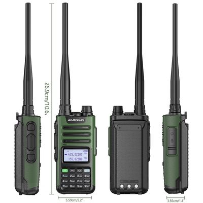 UV13 Pro Zwei-Wege-Radio GMRS 136-174/400-520MHz Walkie Talkie mit Typ-C Ladegerät