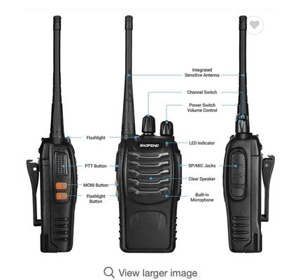 BAOFENG BF-888S Einzelband 400-470 MHz Handheld Zwei-Wege-Radio Walkie Talkie