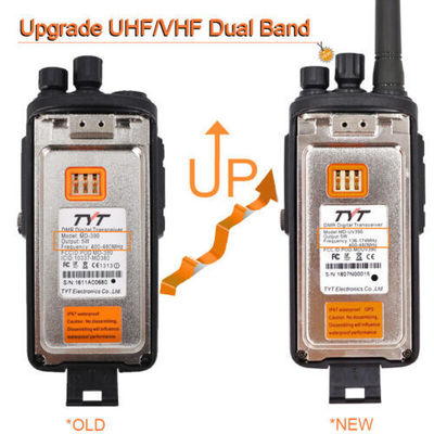 DMR Dual Band IP67 Wasserdichtes GPS Optional 100000 Kontakte 131mm*61mm*36mm Digitales Radio