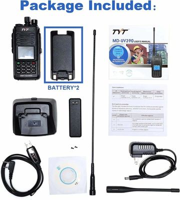 Häm Walkie Talkie Tyt MD-UV390 Dual Band VHF UHF Dmr Radio Wasserdicht Staubdicht IP67 201g
