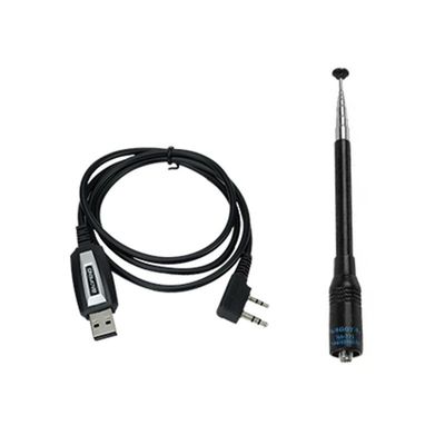 130 x 58 x 35 mm Schwarz Baofeng Bf-UV2plus IP68 LED Taschenlampe UV Dual Band Walkie Talkie