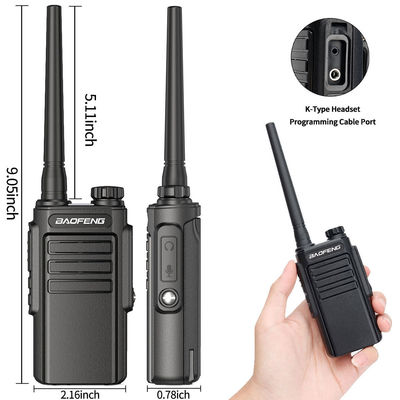 UHF 400-470MHz Handheld Walkie Talkie Typ-C Ladung Upgrade BF-888S Radio für den Außenbereich
