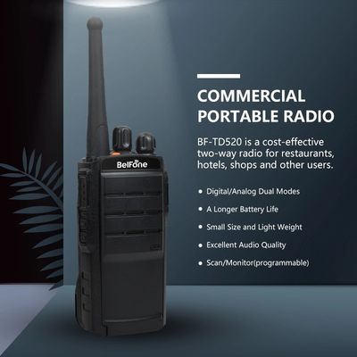 7.4V Digitale UHF VHF Dmr Portable Radio Wireless Long Range Walkie Talkie