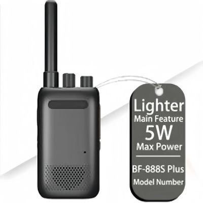 Wasserdichte IPX6 2W 4W 5W Walkie Talkie für Baustellen und Fabriken