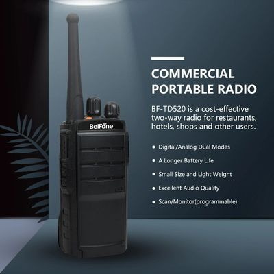216g Straight Bf-TD520 DMR Radio Walkie-Talkie zu erschwinglichen Preisen mit 128 Speicherkanälen