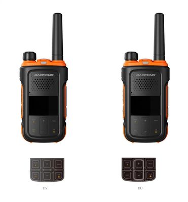 2024 Baofeng UV-12 Dual Band Walkie Talkie mit Kopfhörer und 2200mAh Batteriekapazität