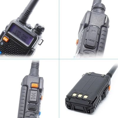 206g Baofeng UV5r Doppelfrequenz VHF UHF professionelles Walkie-Talkie für Sicherheitsteams