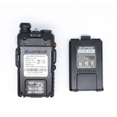 206g Baofeng UV5r Doppelfrequenz VHF UHF professionelles Walkie-Talkie für Sicherheitsteams