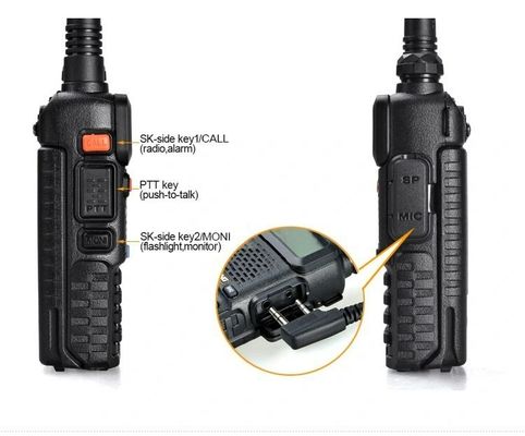 206g Baofeng UV5r Doppelfrequenz VHF UHF professionelles Walkie-Talkie für Sicherheitsteams