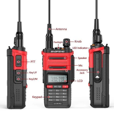 128 Kanäle Baofeng UV-9r PRO IP68 Walkie Talkie für Fernkommunikation im Jahr 2024
