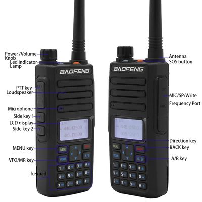 Walkie Talkie Produkte von Baofeng Digital Dr-1801UV Handheld Radio Zwei-Wege-Radio Dual Band