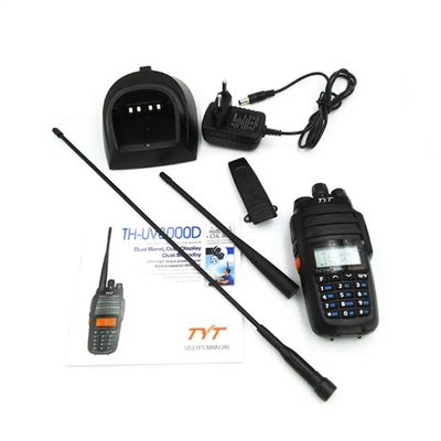 Leichtes VHF-UHF-Doppelband-Walkie-Talkie mit 10-Watt-Kreuzband-Repeaterfunktion
