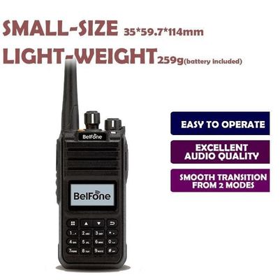 Black Belfone Bf-Td515 VHF UHF Radio Langstrecken 5W Portable Wireless 2 Way kommerziell