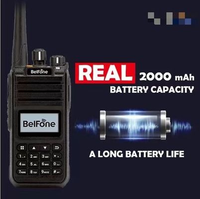 Black Belfone Bf-Td515 VHF UHF Radio Langstrecken 5W Portable Wireless 2 Way kommerziell