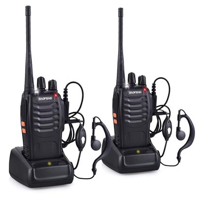 Terminal-Style Handheld UHF Radio Walkie-Talkies Bf-888s Gerade für 0-10KM Sprechbereich