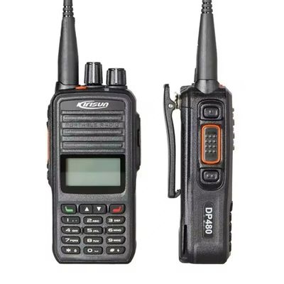 136-174MHz/400-470MHz Frequenzbereich Gerade DMR-Portable Radio für Geschäftsanforderungen