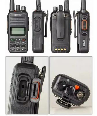 136-174MHz/400-470MHz Frequenzbereich Gerade DMR-Portable Radio für Geschäftsanforderungen