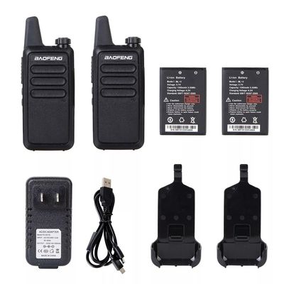 3.7V Kinderradio Mini Walkie-Talkie VHF UHF Tragbares Zweiwegradio Baofeng Bf-T7