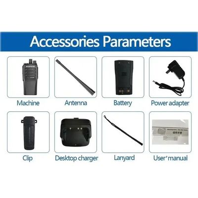138*61*38MM Baofeng Bf-1909 10W UHF Ham Radio Intercom Transceiver Typ C Walkie Talkie