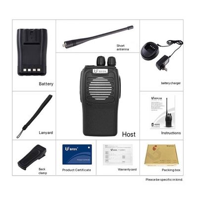 7.4V Betriebsspannung Beifeng Bf620s Walkie Talkie 128 Speicherkanäle für Profis