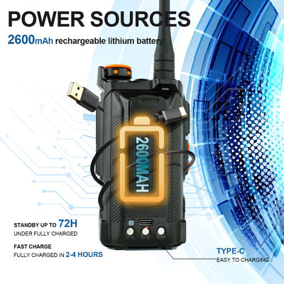 Baofeng UV-K6 Handheld Zwei-Wege-Radio mit 999 Kanälen und Vollband Frequenzbereich