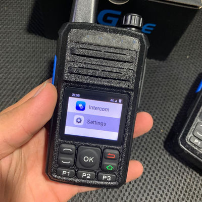 Handheld 4G Walkie Talkie mit GPS WCDMA SIM-Karte WiFi Bluetooth und Zello Wireless