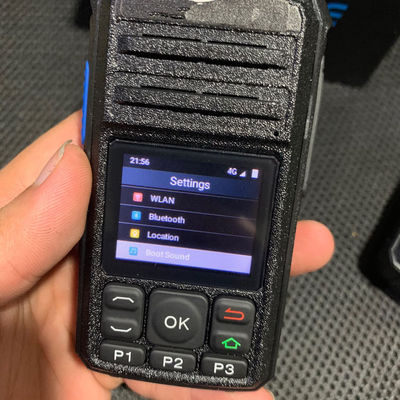 Handheld 4G Walkie Talkie mit GPS WCDMA SIM-Karte WiFi Bluetooth und Zello Wireless