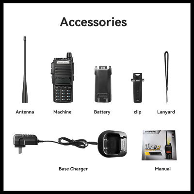 Baofeng UV82 VHF UHF Portable Radio für Pakistan PTT 5 km Fernkommunikation