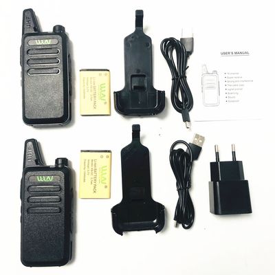 3W WLN KDC1 UHF400-470MHz KD-C1 Mini Walkie Talkie Radio mit einer Batteriekapazität von 1500mAh