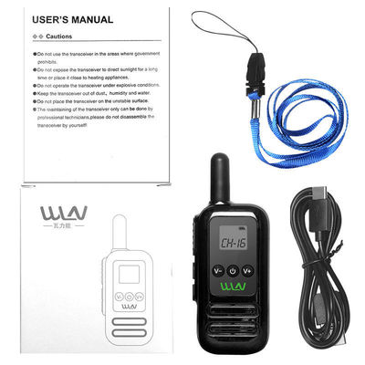 Schwarze WLN KD-C90 Mini Handheld DMR Walkie Talkie Fernkommunikation erleichtert