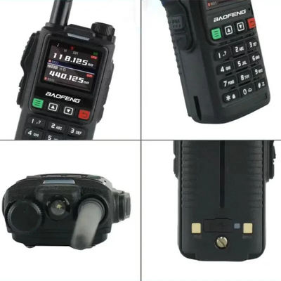 133*62*32mm schwarzer Walkie Talkie Hm-618 Energiesparmodus Breitband/Schmale Band GPS/Glonass