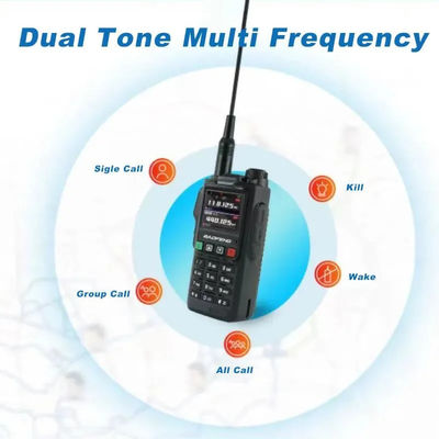 133*62*32mm schwarzer Walkie Talkie Hm-618 Energiesparmodus Breitband/Schmale Band GPS/Glonass