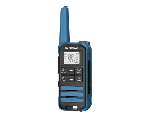 Handheld-Mini-Walkie-Talkie im Terminal-Stil mit Frequenzbereich 136-174/403-527MHZ