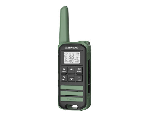 Handheld-Mini-Walkie-Talkie im Terminal-Stil mit Frequenzbereich 136-174/403-527MHZ