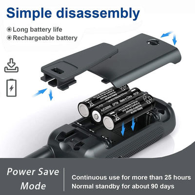 Handheld-Mini-Walkie-Talkie im Terminal-Stil mit Frequenzbereich 136-174/403-527MHZ