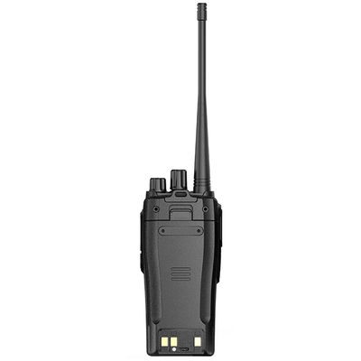 Schwarzer tragbarer drahtloser Walkie-Talkie mit stabilem Signal und fälltbeständigem Design