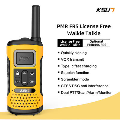 Handheld UHF KSUN GZ32 PMR FRS-Lizenz kostenloses Zweispur-Funk mit Klon-Decodierungsfunktion
