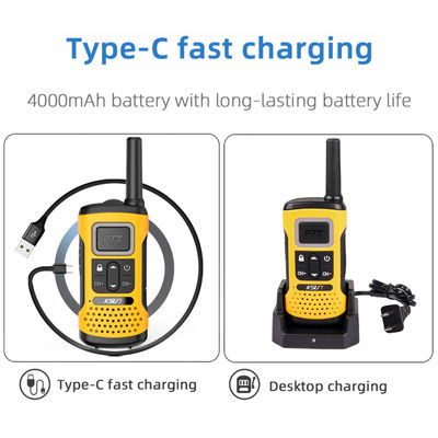 Handheld UHF KSUN GZ32 PMR FRS-Lizenz kostenloses Zweispur-Funk mit Klon-Decodierungsfunktion