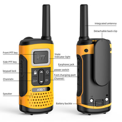 Handheld UHF KSUN GZ32 PMR FRS-Lizenz kostenloses Zweispur-Funk mit Klon-Decodierungsfunktion